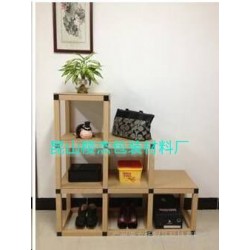 方紙管、易組裝環(huán)保鞋子展架 商超展示架 儲(chǔ)物架