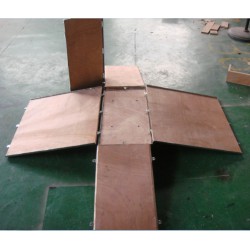 拆裝木箱，四面進(jìn)叉夾板拆裝箱|世奧包裝供貨