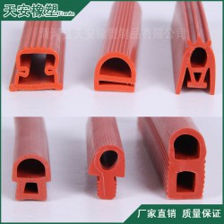 紅色O型硅膠耐溫防撞橡膠密封條 門(mén)窗O型硅膠條