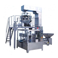 精威全自動給袋式瓜子稱量包裝機(jī) 顆粒組合秤包裝機(jī)