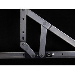 左右頭窗鉸廠家 口碑好的左右頭窗撐16寸22方平開右邊鉸金源盛五金供應