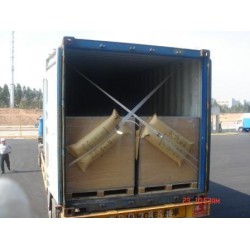 物流運(yùn)輸填充袋，海運(yùn)運(yùn)輸保護(hù)充氣袋，拖盤之間空位填充氣袋