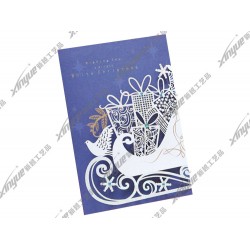 新越激光專(zhuān)業(yè)的東莞激光啤形出售 激光啤賀卡加工