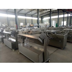 大米傾斜式雙室自動(dòng)真空包裝機(jī)600型可多角度調(diào)節(jié)