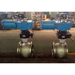 氣動(dòng)式V型調(diào)節(jié)球閥