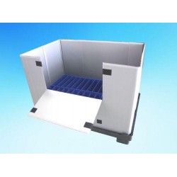 可折疊循環(huán)圍板箱，物流箱，中空板圍板箱