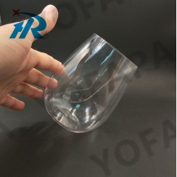供應(yīng)錐形塑料酒杯，PET紅酒杯
