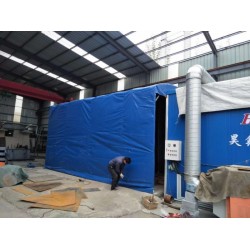 山東章丘伸縮移動式噴漆房生產(chǎn)安裝廠家