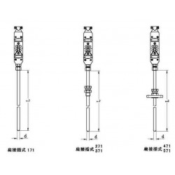 WZPK-573活動(dòng)法蘭扁接插式鎧裝熱電阻