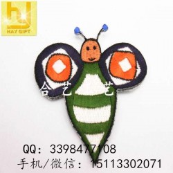 刺繡徽章、肩章、卡通刺繡圖案、水溶繡花