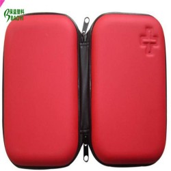 來(lái)圖定制eva冷熱壓車縫個(gè)性拉鏈包化妝品收納盒