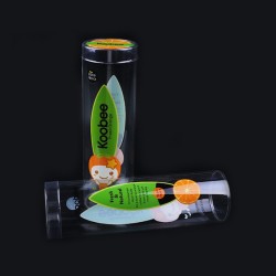 透明膠盒定制logoPVC圓筒柯式印刷膠盒供應商