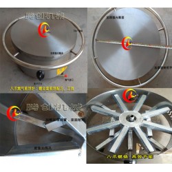 新升級八爪燃?xì)饧屣灆C加熱快,半自動旋轉(zhuǎn)燃?xì)饧屣灎t