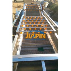 諸城佳品全自動清洗機(jī) 大型洗菜機(jī) 鼓泡翻浪清洗線