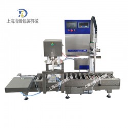 化工液體灌裝機(jī)稱重式 壓蓋并排氣一體機(jī)