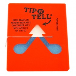 防傾斜標(biāo)簽?zāi)鞠溥\(yùn)輸禁止倒置標(biāo)簽TIPNTELL人字形