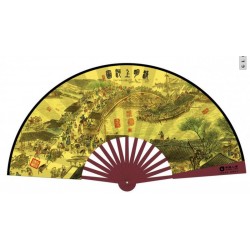 折扇定制，絹布扇子廠家，扇子價格LOGO