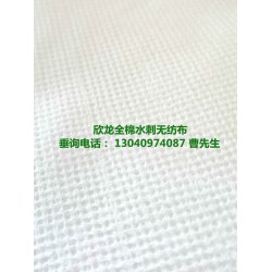 保濕因子100%純棉水刺無(wú)紡布|天然棉無(wú)紡布|有機(jī)棉無(wú)紡布