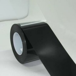 啞黑pet單面膠  PET單面遮光膠遮光膠帶