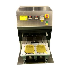 專(zhuān)業(yè)生產(chǎn)鋁箔盒封口機(jī)快餐盒片膜熟食鴨脖小海鮮錫紙盒封膜機(jī)