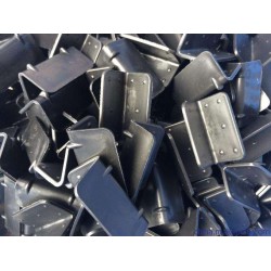 L型塑料護(hù)角成都塑鋼打包帶石材護(hù)角木材陶瓷快遞護(hù)角黑色包角