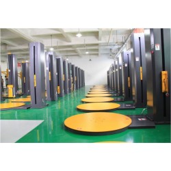 濟南晶工力創(chuàng)JG-C01全自動托盤式預拉伸稱重纏繞機，可定制