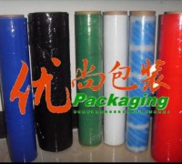 廠家直銷彩色纏繞膜，pe包裝膜供應(yīng)