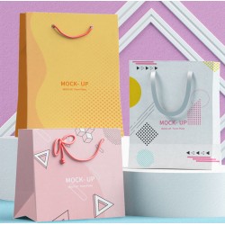 企業(yè)包裝袋創(chuàng)意設(shè)計 環(huán)保手提袋啞膜工藝單色印刷