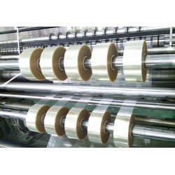 離型膜分切機全自動PET/PE分切復(fù)卷機膠帶模切材料分條機