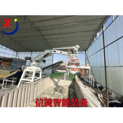 在高溫環(huán)境中，全自動裝車機器人代替人工飼料裝車