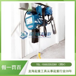 大型發(fā)動機吊裝用KD-2M進口環(huán)鏈電動葫蘆,低噪音