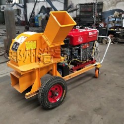 牽引式果樹(shù)枝粉碎機(jī)小型桑樹(shù)枝桃樹(shù)梨樹(shù)碎枝機(jī)